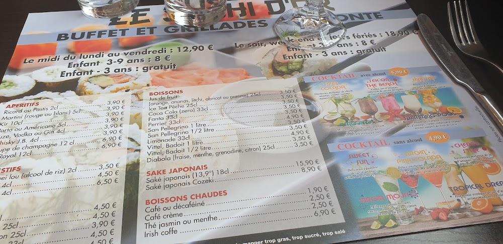 LE SUSHI D'OR - Menu Image 2