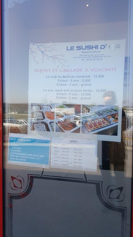 LE SUSHI D'OR - Menu Image 3